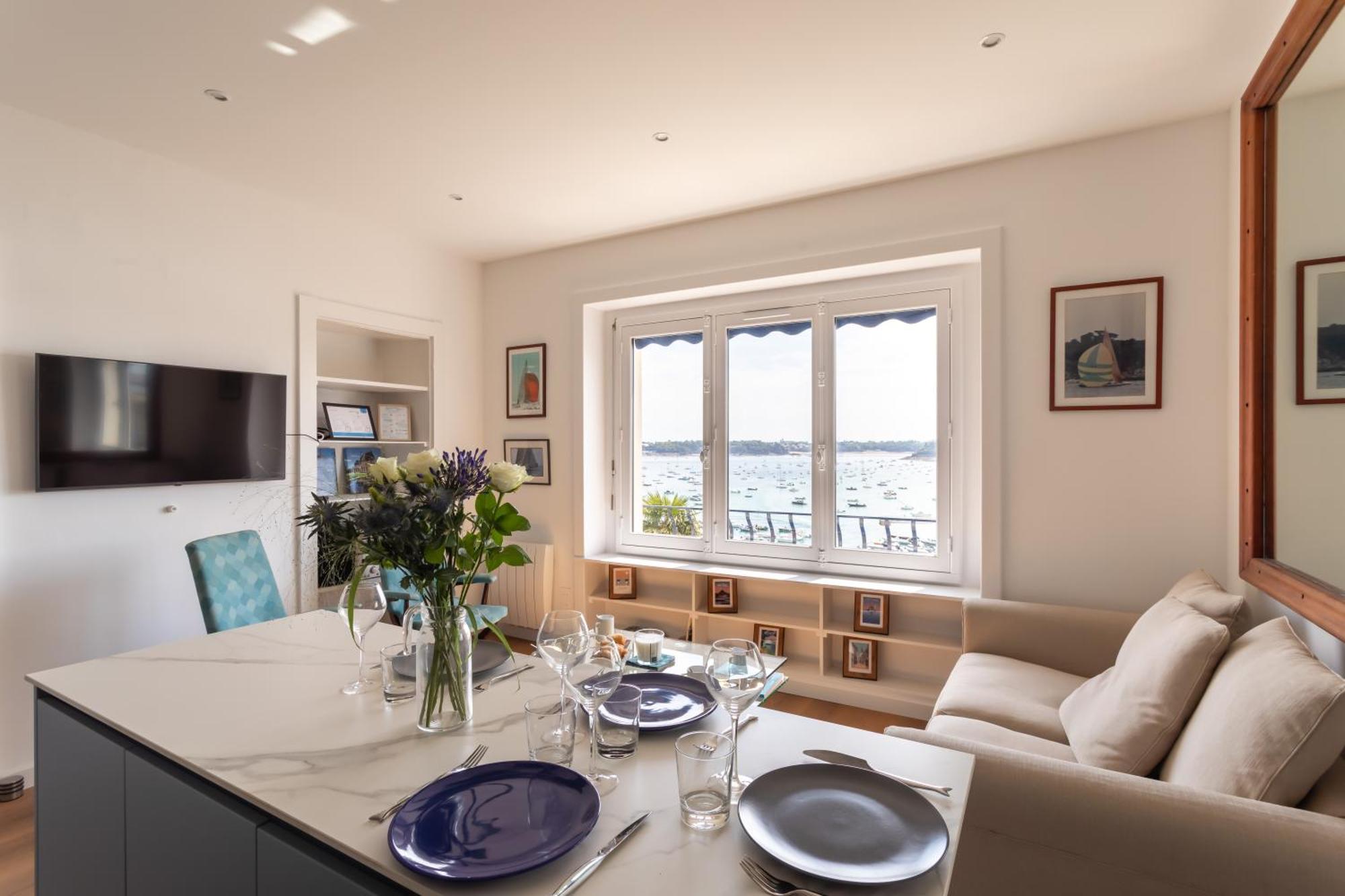 Le Beauvoir 1 - Appt Vue Mer Dinard Exteriör bild